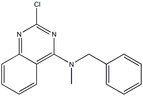 N-benzyl-2-chloro-N-methylquinazolin-4-amine Struktur