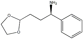 (R)-3-(1,3-dioxolan-2-yl)-1-phenylpropan-1-amine 结构式