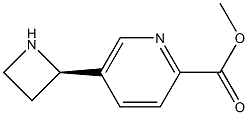 (R)-methyl 5-(azetidin-2-yl)picolinate,,结构式