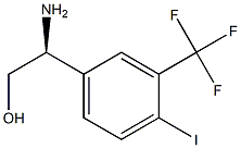(S)-2-amino-2-(4-iodo-3-(trifluoromethyl)phenyl)ethanol 结构式