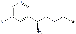 (S)-4-amino-4-(5-bromopyridin-3-yl)butan-1-ol Structure