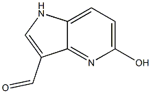 5-Hydroxy-1H-pyrrolo[3,2-b]pyridine-3-carbaldehyde Structure