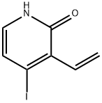 3-ethenyl-4-iodopyridin-2-ol 化学構造式
