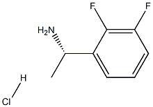 (S)-1-(2,3-difluorophenyl)ethan-1-amine hydrochloride,,结构式