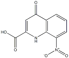 8-Nitro-4-oxo-1,4-dihydro-quinoline-2-carboxylic acid Struktur