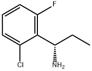 (S)-1-(2-氯-6-氟苯基)丙-1-胺 结构式