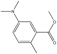 5-Dimethylamino-2-methyl-benzoic acid methyl ester,,结构式