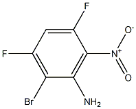 2-bromo-3,5-difluoro-6-nitrobenzenamine Structure