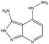 4-Hydrazino-2H-pyrazolo[3,4-b]pyridin-3-ylamine, 2241588-84-9, 结构式