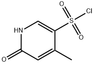 4-Methyl-6-oxo-1,6-dihydro-pyridine-3-sulfonyl chloride,2241588-86-1,结构式
