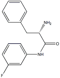 (S)-2-amino-N-(3-fluorophenyl)-3-phenylpropanamide Struktur