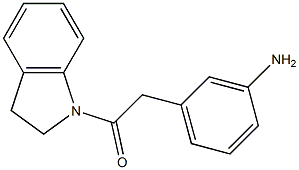 2-(3-aminophenyl)-1-(2,3-dihydro-1H-indol-1-yl)ethan-1-one