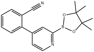 2-(2-(4,4,5,5-tetramethyl-1,3,2-dioxaborolan-2-yl)pyridin-4-yl)benzonitrile|