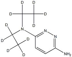 3-Amino-6-(diethylamino-d10)-pyridazine Structure