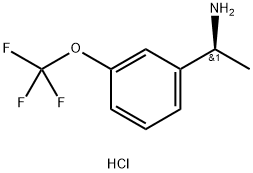 (S)-1-(3-(trifluoromethoxy)phenyl)ethanamine hydrochloride Structure