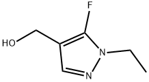 (1-ethyl-5-fluoro-1H-pyrazol-4-yl)methanol 化学構造式