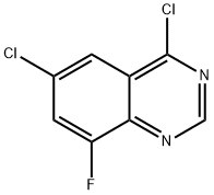 4,6-二氯-8-氟喹唑啉,1566199-66-3,结构式