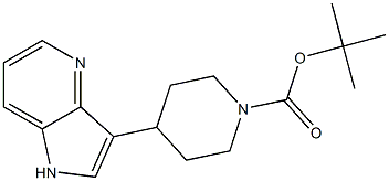 tert-butyl 4-{1H-pyrrolo[3,2-b]pyridin-3-yl}piperidine-1-carboxylate Struktur