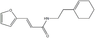 N-[2-(1-cyclohexen-1-yl)ethyl]-3-(2-furyl)acrylamide