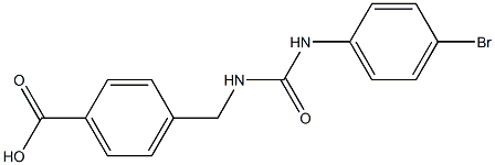 4-((3-(4-bromophenyl)ureido)methyl)benzoic acid Structure