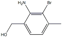 (2-Amino-3-bromo-4-methyl-phenyl)-methanol Structure