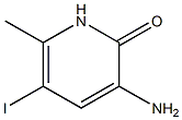 3-Amino-5-iodo-6-methyl-1H-pyridin-2-one 结构式