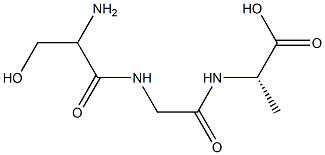 Alanine,  N-(N-DL-serylglycyl)-,  DL-  (6CI),100047-97-0,结构式