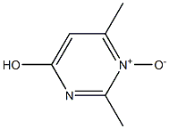 4-пиримидинол, 2,6-диметил-, 1-оксид (6Cl) структура