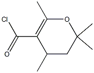 2H-Pyran-5-carbonyl chloride, 3,4-dihydro-2,2,4,6-tetramethyl- (6CI)|