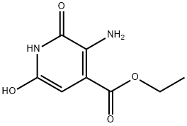 Isonicotinic acid, 3-amino-2,6-dihydroxy-, ethyl ester (6CI) Struktur