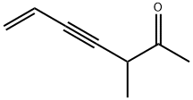 6-Hepten-4-yn-2-one, 3-methyl- (6CI) Struktur