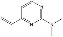 Pyrimidine, 2-dimethylamino-4-vinyl- (6CI) Struktur