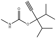 Carbamic acid, methyl-, 1,1-diisopropyl-2-propynyl ester (6CI) Structure