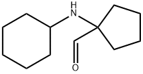 Cyclopentanecarboxaldehyde, 1-cyclohexylamino- (6CI) Structure