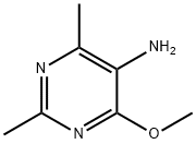 Pyrimidine,  5-amino-4-methoxy-2,6-dimethyl-  (6CI),100859-75-4,结构式