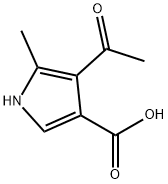 Pyrrole-3-carboxylic acid, 4-acetyl-5-methyl- (6CI) Structure