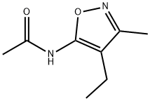 Isoxazole, 5-acetamido-4-ethyl-3-methyl- (6CI) Structure