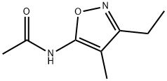 Isoxazole, 5-acetamido-3-ethyl-4-methyl- (6CI) Structure