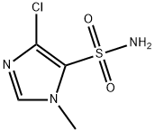 Imidazole-5-sulfonamide, 4-chloro-1-methyl- (6CI) 结构式