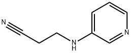 Propionitrile, 3-(3-pyridylamino)- (6CI) Structure