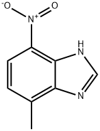Benzimidazole, 4-methyl-7-nitro- (6CI) Struktur
