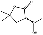 Valeric acid, 4-hydroxy-2-(1-hydroxyethylidene)-4-methyl-, gamma-lactone (6CI)|