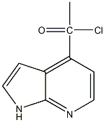 1H-Pyrrolo[2,3-b]pyridine, 1-chloroacetyl- (6CI) 化学構造式