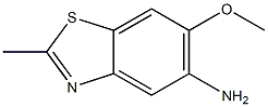 Benzothiazole, 5-amino-6-methoxy-2-methyl- (6CI),102308-71-4,结构式