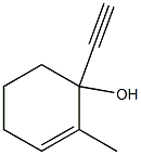 2-Cyclohexen-1-ol, 1-ethynyl-2-methyl- (6CI),102369-88-0,结构式