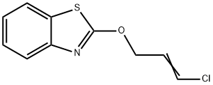Benzothiazole, 2-(3-chloroallyloxy)- (6CI) Struktur