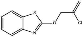 Benzothiazole, 2-(2-chloroallyloxy)- (6CI) Structure