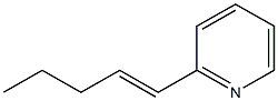 Pyridine, 2-(1-pentenyl)- (6CI) Struktur