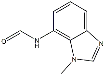 Formamide, N-[1-methyl-7-benzimidazolyl]- (6CI) 结构式