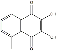 1,4-나프토퀴논,2,3-디히드록시-5-메틸-(6CI)